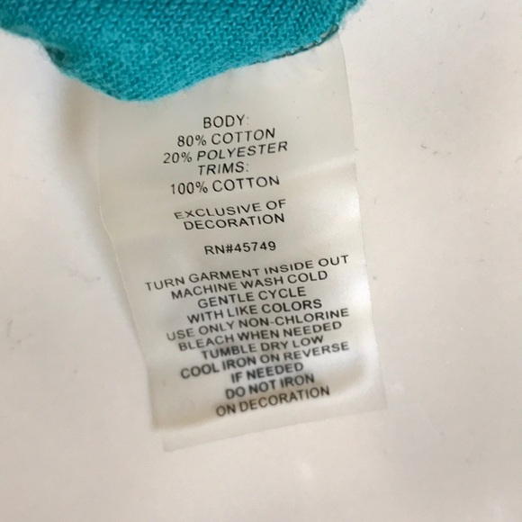 Blue-green ‘50s-inspired top - Picture 4 of 4